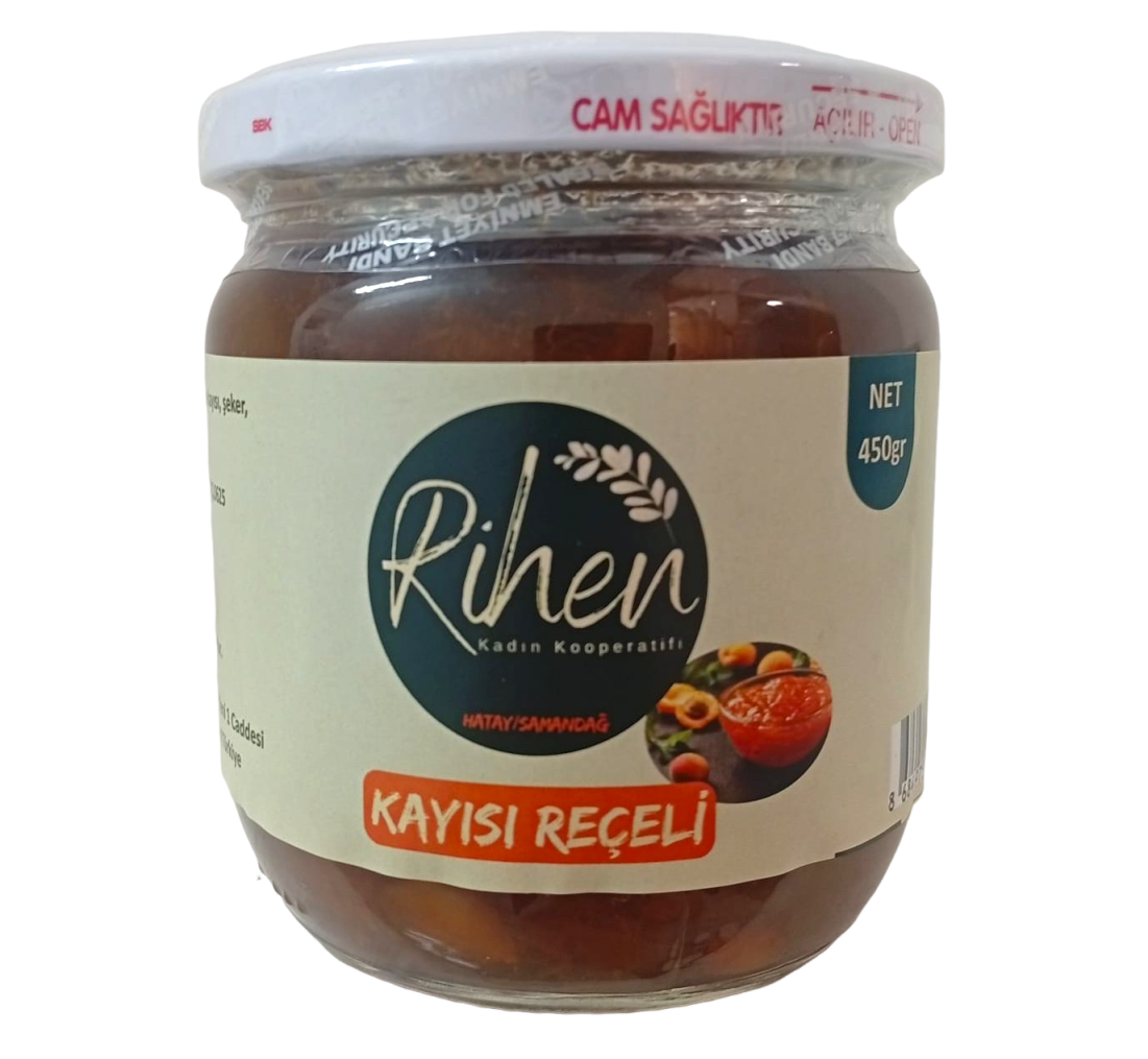 Kayısı Reçeli - 450 Gr - Rihen Kadın Kooperatifi