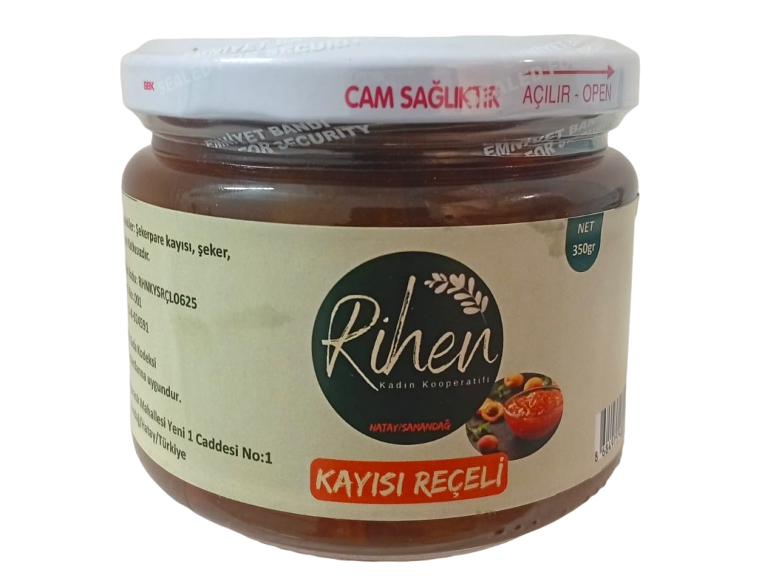 Kayısı Reçeli - 350 Gr - Rihen Kadın Kooperatifi