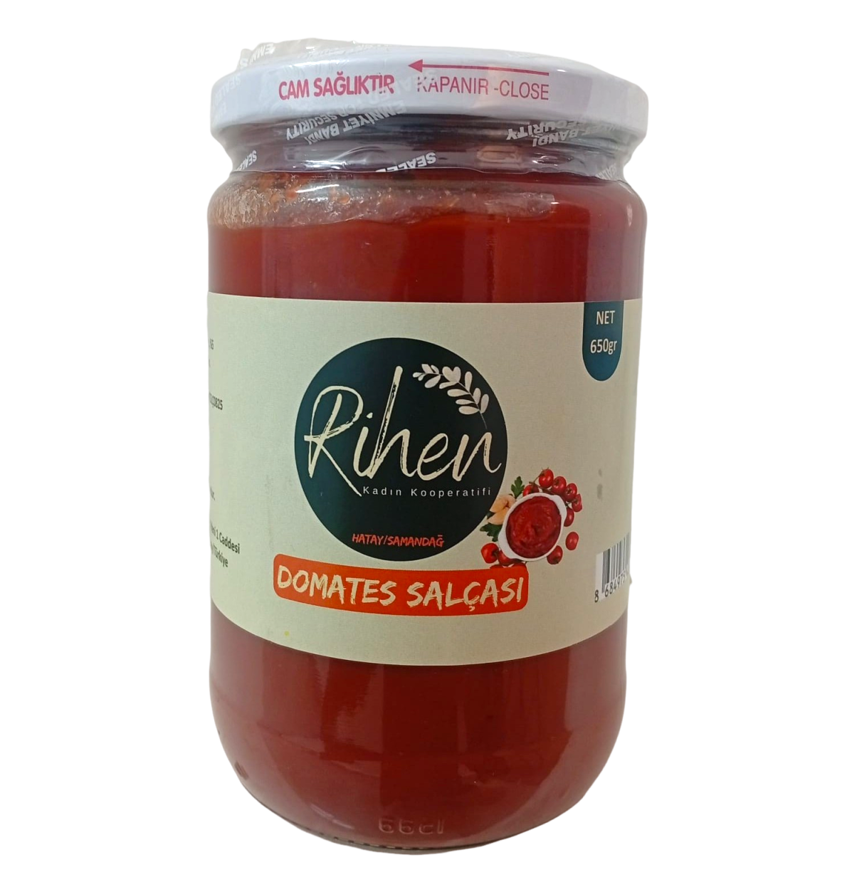 Domates Salçası - 650 Gr - Rihen Kadın Kooperatifi