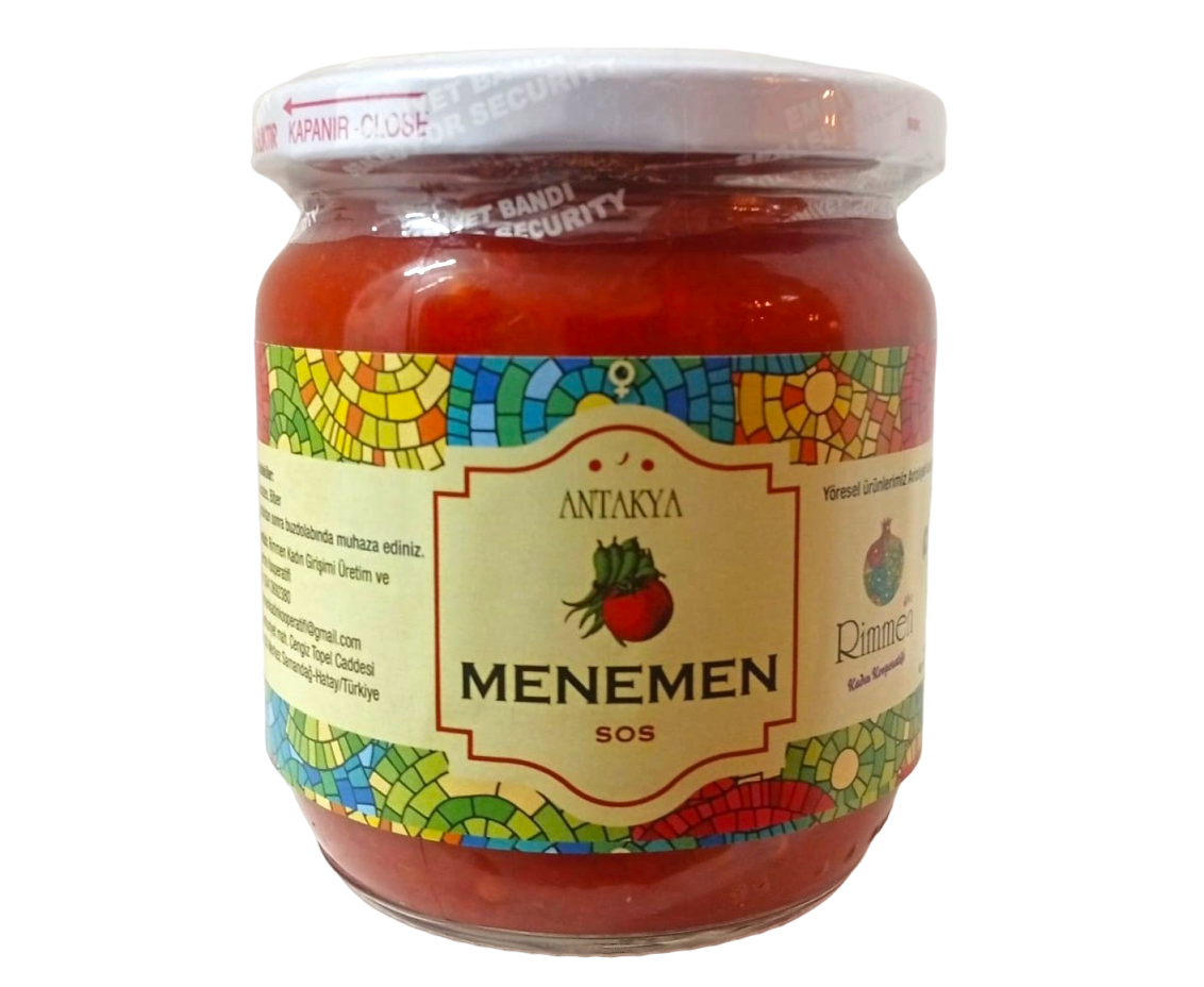 Menemen Sosu (Cam Kavanoz) - 380 Gr - Rimmen Kadın Kooperatifi