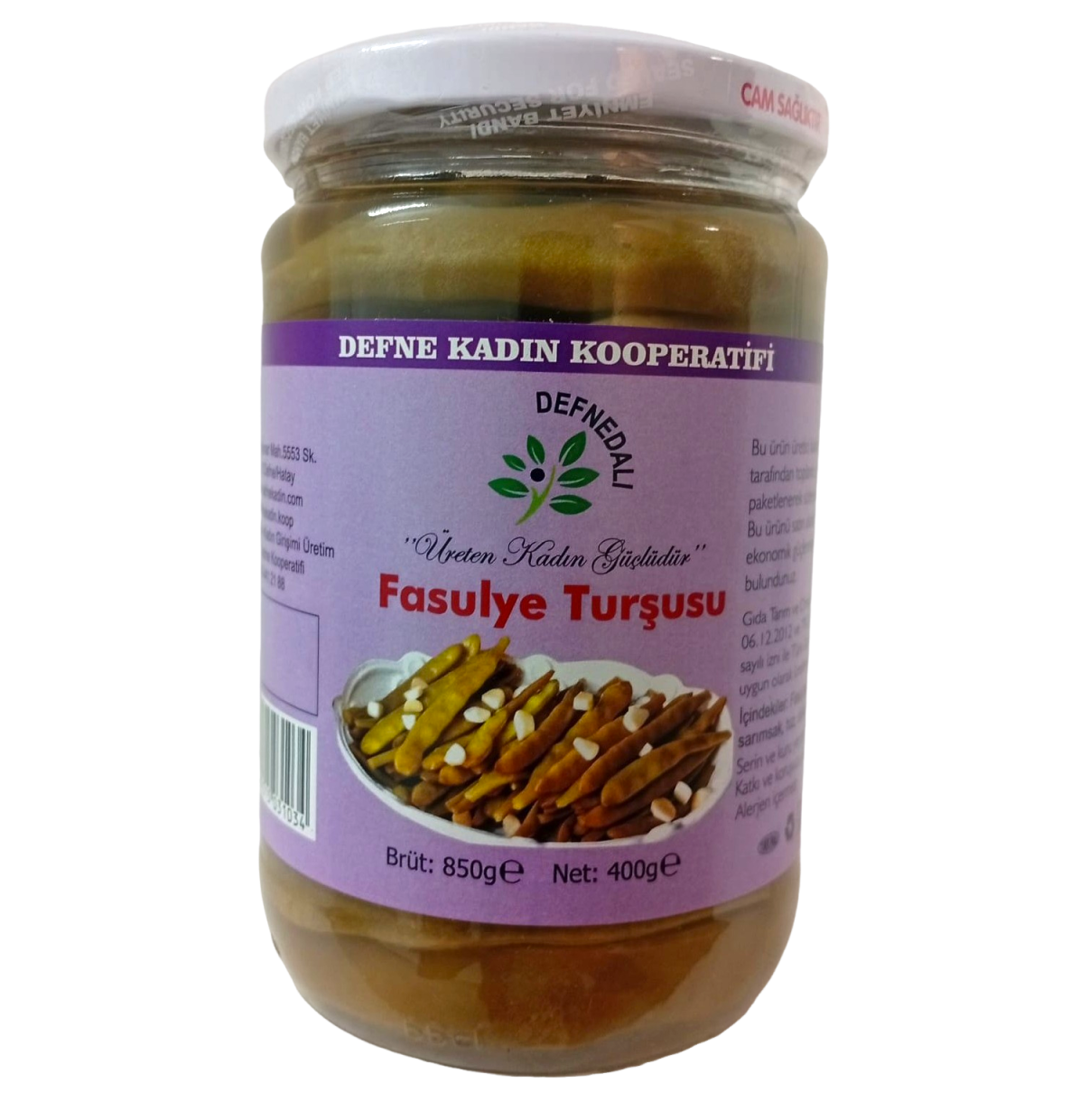 Fasulye Turşusu - 400 Gr - Defne Kadın Kooperatifi
