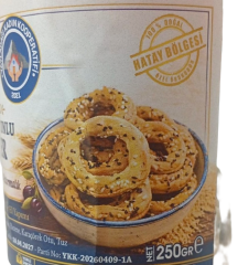 Zeytinyağlı, Rezeneli ve Tam Buğday Unlu Kraker – 250 Gr - Yayladağı Kadın Kooperatifi