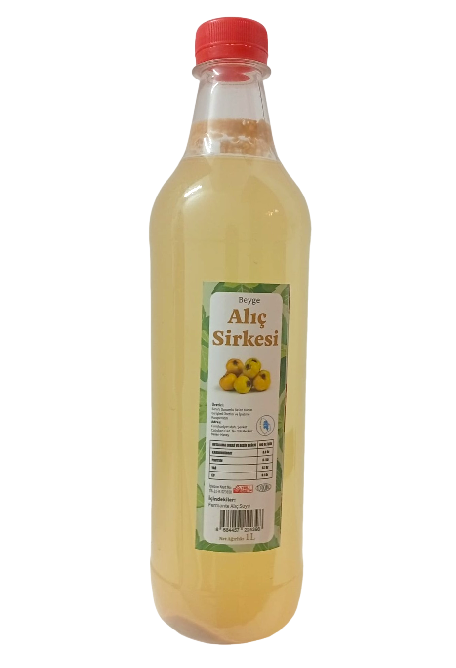 Alıç Sirkesi - 1 Lt - Belen Kadın Kooperatifi