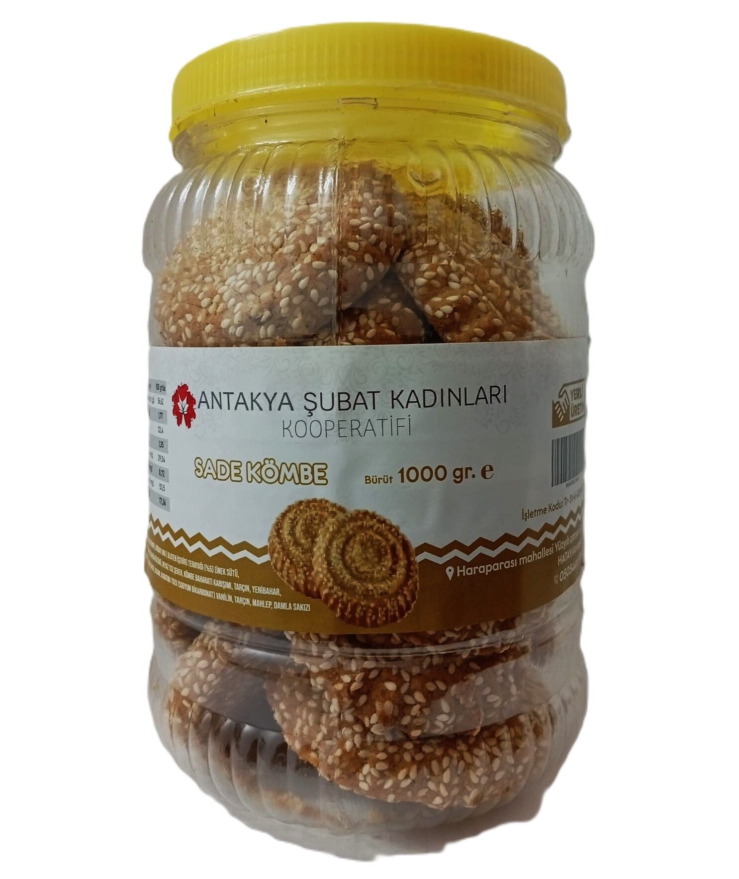 Sade Kömbe - 1000 Gr - Antakya Şubat Kadınları Kooperatifi